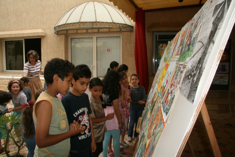 Ц - Выставка рисунков финалистов в Марокко